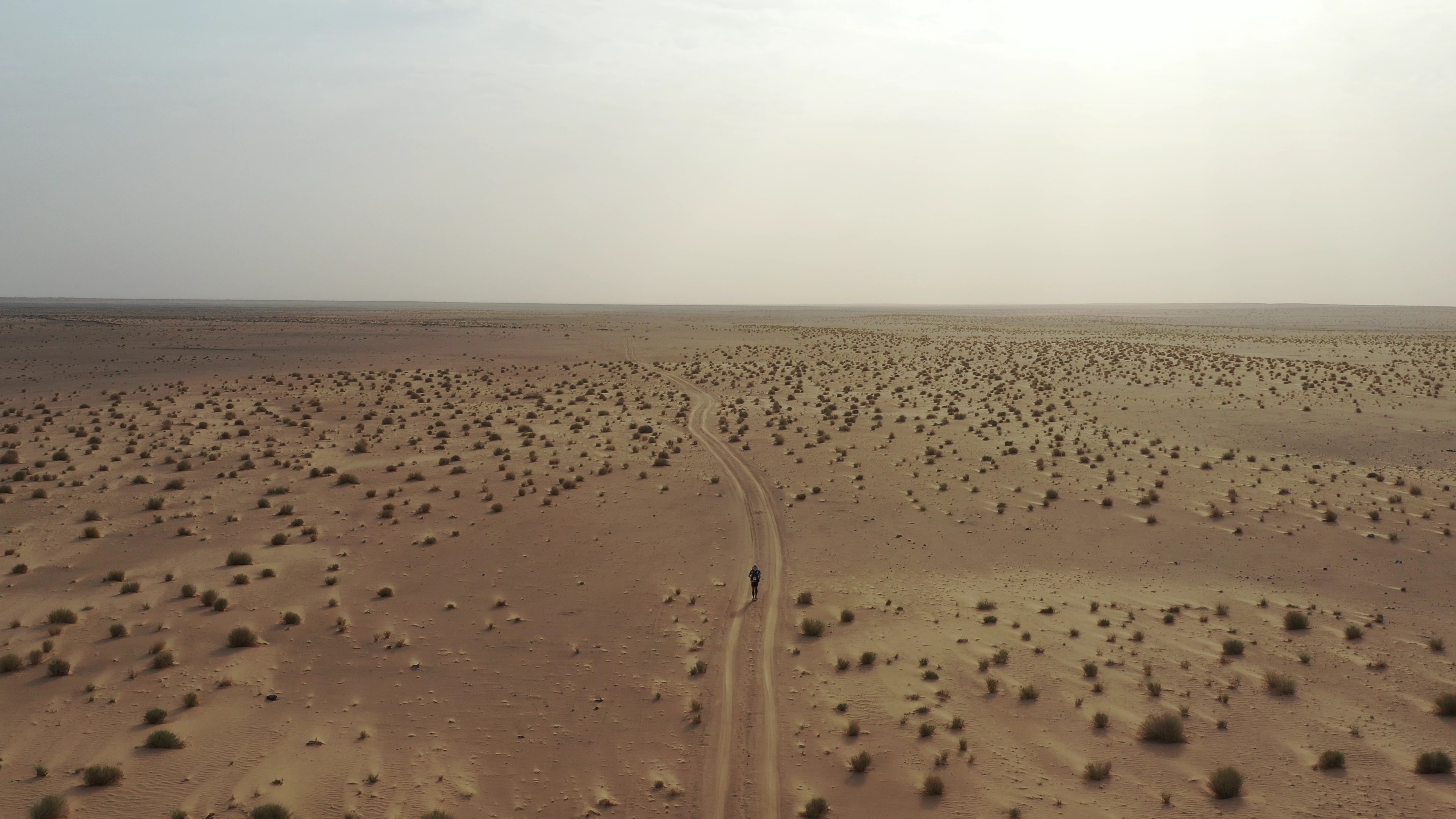 モーリタニアのサハラ砂漠。果てしなく続いた1000kmだった。